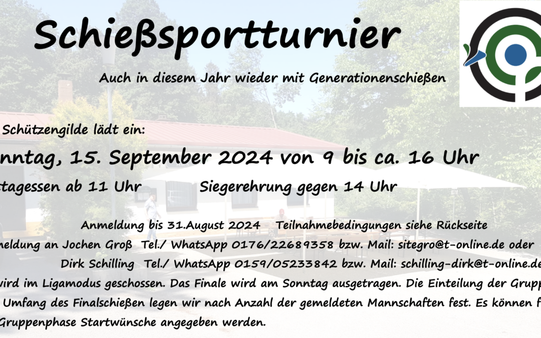 Schießsportturnier 2024 Info