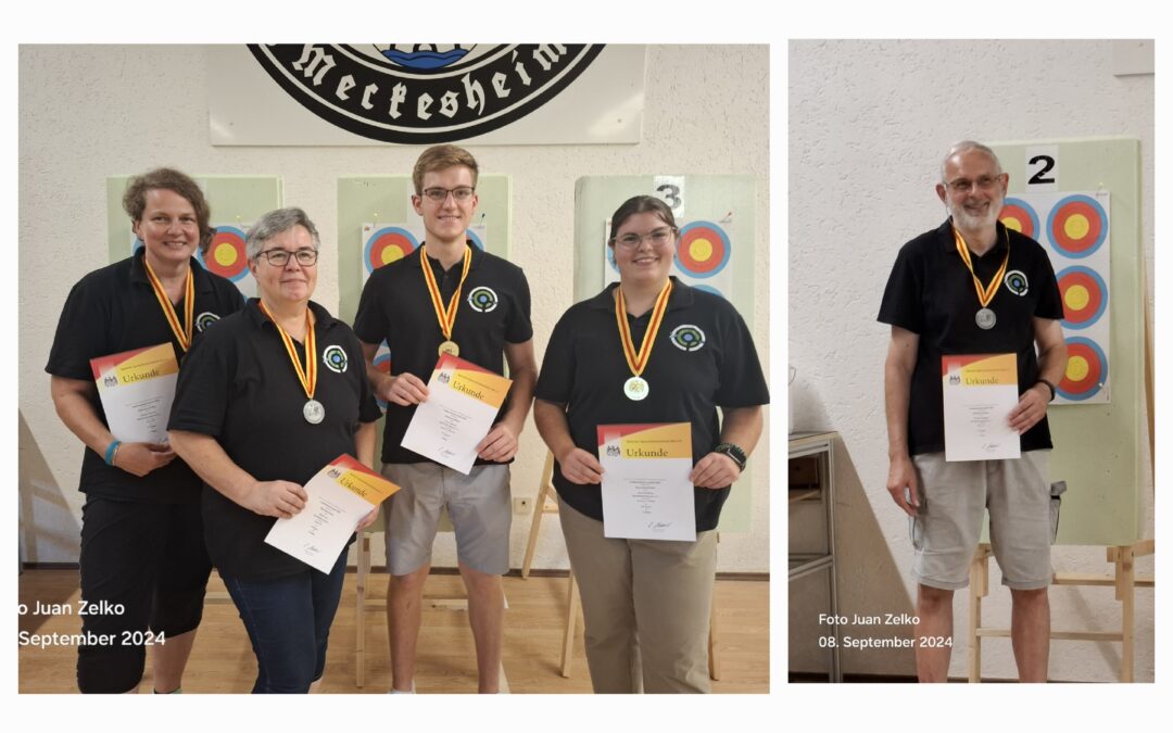 Unser Blasrohr-Team war sehr erfolgreich bei den Landesmeisterschaften in Meckesheim